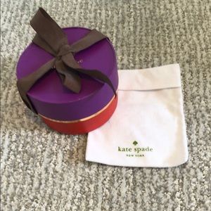 Kate Spade circle box and bag